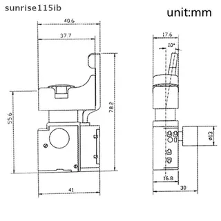 (sun) FA2-6/1BEK bla 6a 250v สวิตช์ปุ่มทริกเกอร์ควบคุมความเร็วสว่านไฟฟ้า (TH)
