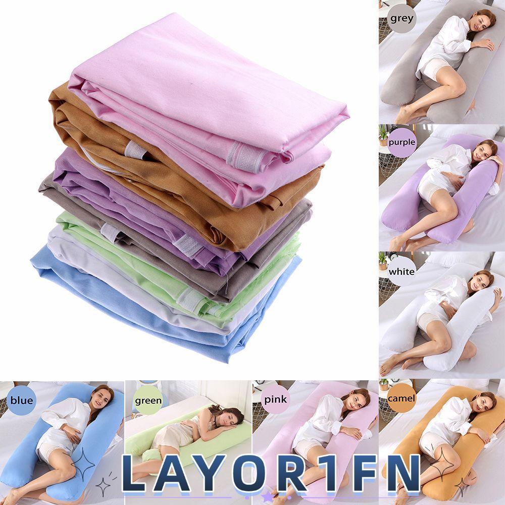 LAYOR1FN หมอนผ้าฝ้าย Home & Living ปลอกหมอนตั้งครรภ์