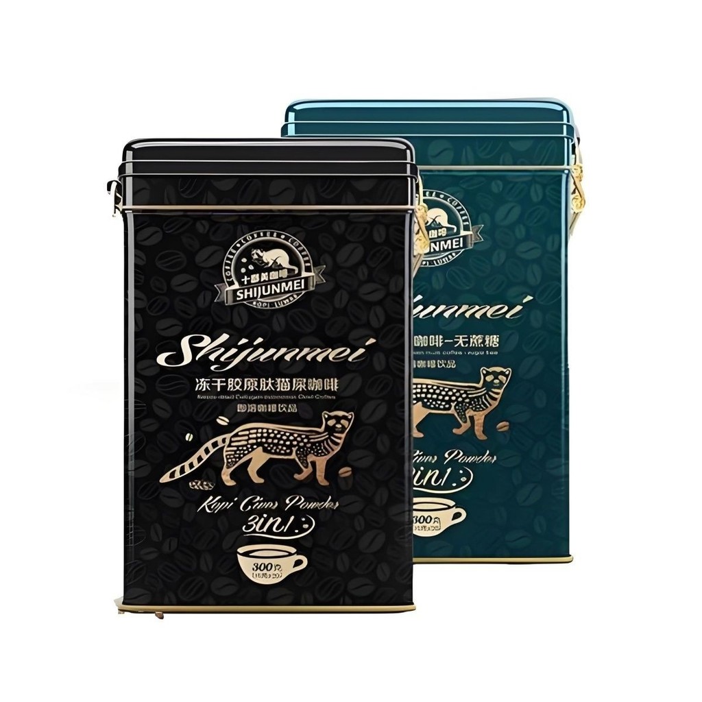 Malaysia Freeze-Dried ซูโครส-ฟรี 300g คอลลาเจนเปปไทด์รสอึแมวกาแฟสําเร็จรูป 03.38