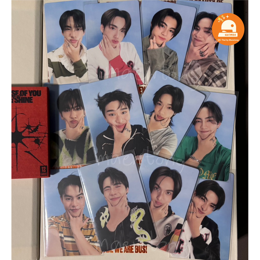 การ์ด BUS 1st Album พร้อมส่ง ส่งไว✅ ( Warm Ray🧡/ Star Light💙 Photobook Poster Sticker CD Lyrics )