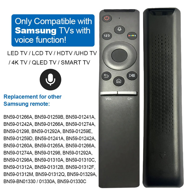 ALANK SAMSUNG สมาร์ททีวีรีโมทคอนโทรลเสียง BN59-01330C QN49Q70RAFXZA