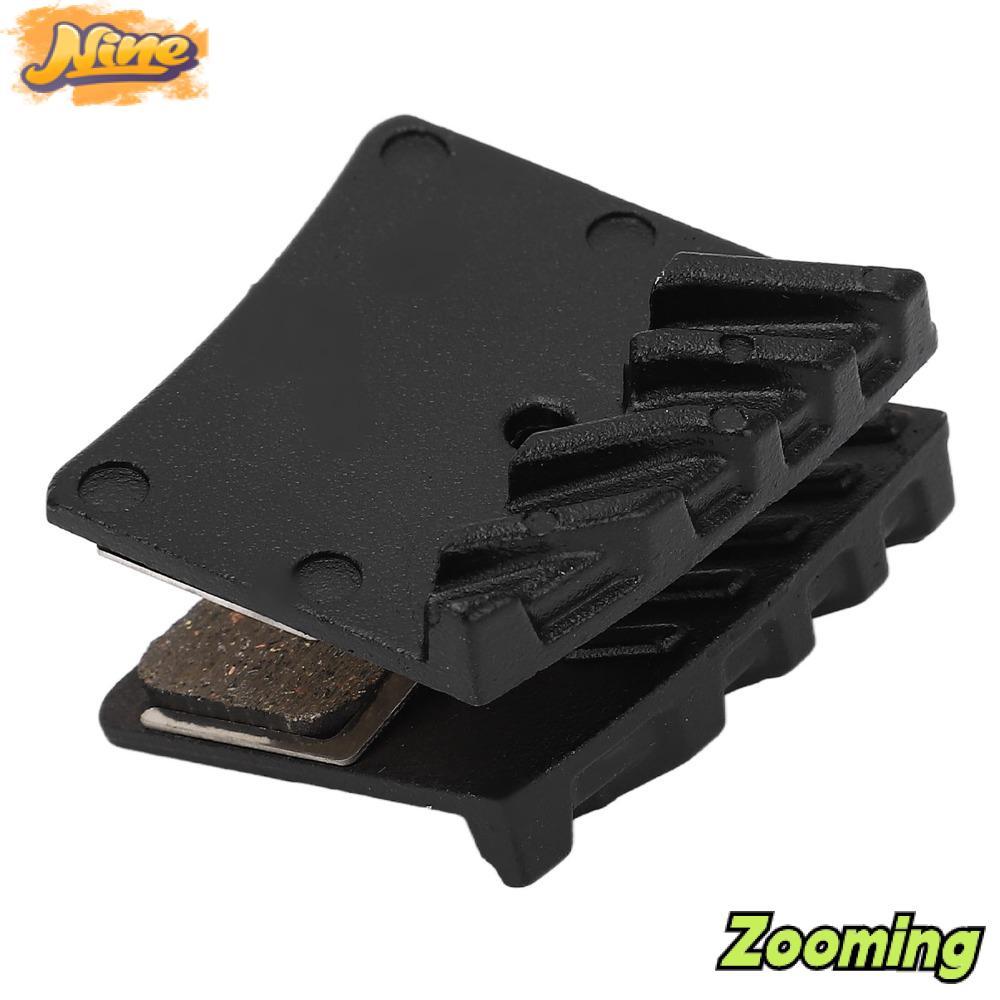 ZOOMING 2 คู่แผ่นดิสก์เบรคจักรยาน,สีดําโพลีเมทัลลิกฐานทองแดงสกู๊ตเตอร์ไฟฟ้าผ้าเบรค,ทนทานสําหรับ IIIP