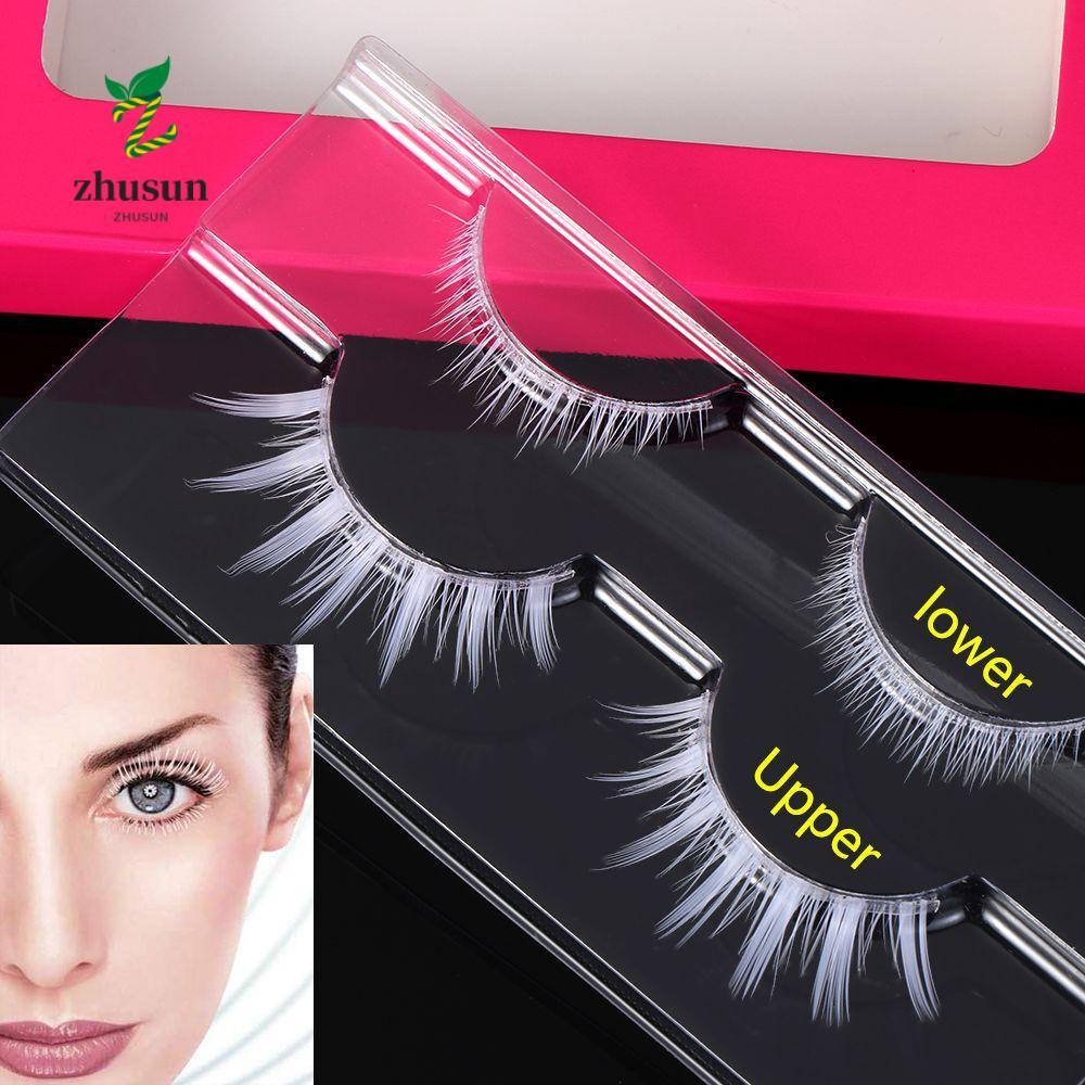 ZHUSUN คอสเพลย์ฮาโลวีน Lashes นุ่มน้ําหนักเบา PBT ผ้าไหมร้อน Upper ขนตา