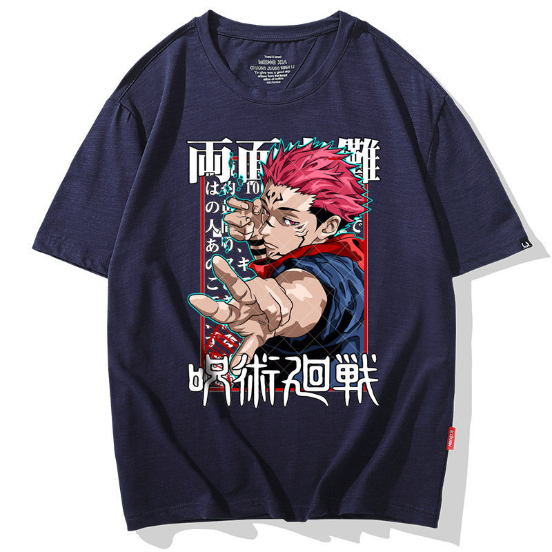 เสื้อยืดลายตัวละครจากอนิเมะเรื่อง Ryomen Sukuna Jujutsu Kaisen ทำจากผ้าฝ้าย 100% สำหรับใส่ได้ทั้งชายและหญิง พร้อมส่ง ราคา ถูกที่สุด ดีลบีเคเค แกลเลอรีภาพที่ 4