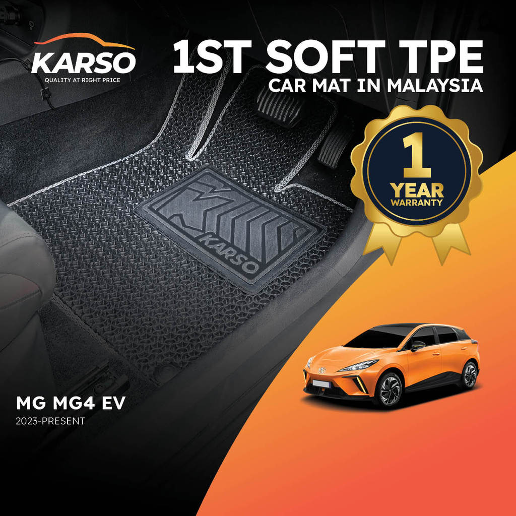 Karso Karpet Kereta พรมรถยนต์ MG MG4 EV (2023-ปัจจุบัน)