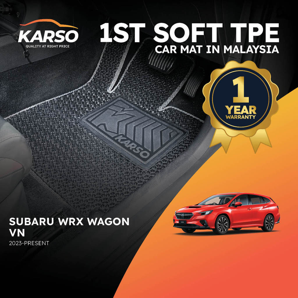 Karso Karpet Kereta พรมรถยนต์ Subaru WRX Wagon (VN) (2023-ปัจจุบัน)