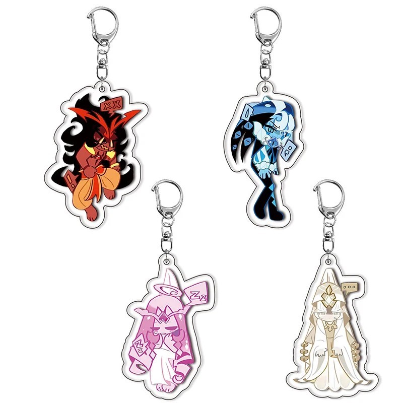 Cookie Run Kingdom CRK Eternal Sugar Mystic Flour Shadow Milk พวงกุญแจ micla อะคริลิคกระเป๋าเป้สะพาย