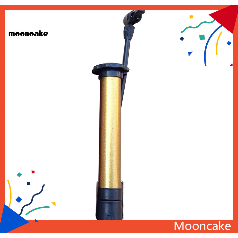 <mooncake> แบบพกพาแรงดันสูง Bycycle ยางบาสเกตบอลฟุตบอลคู่มือปั๊มลม Inflator