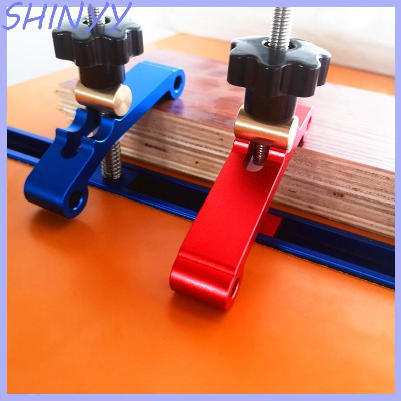 SHI สําหรับ T Track Slider Saw ตาราง Acting ถือลง Clamp สําหรับ T-Slot T-Track Woodworki