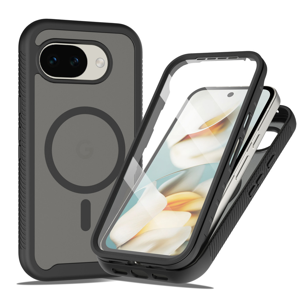 ปกป้องหน้าจอ 2-in-1 360° การป้องกันอย่างทั้งหมดสําหรับ Google Pixel 10A Pixel10A Matte Magnetic กันก