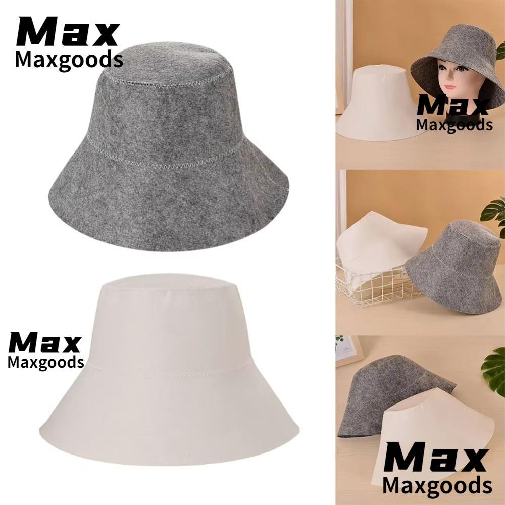 หมวกซาวน่า MAXG ทำจากวัสดุฟลัด ดูดซับเหงื่อดี แห้งไว ป้องกันความร้อน เหมาะสำหรับการแช่ซาวน่าและการอาบน้ำสปา