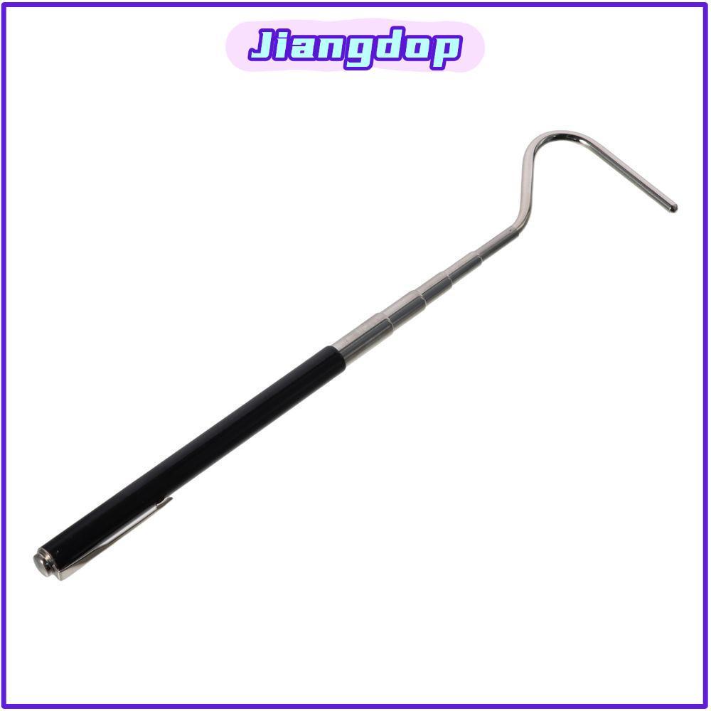 JIANG ตะขอเกี่ยวจับงู, ตะขอเกี่ยวงูแบบยืดไสลด์ได้, ที่จับงูสแตนเลสแบบพกพาแบบยืดหดได้