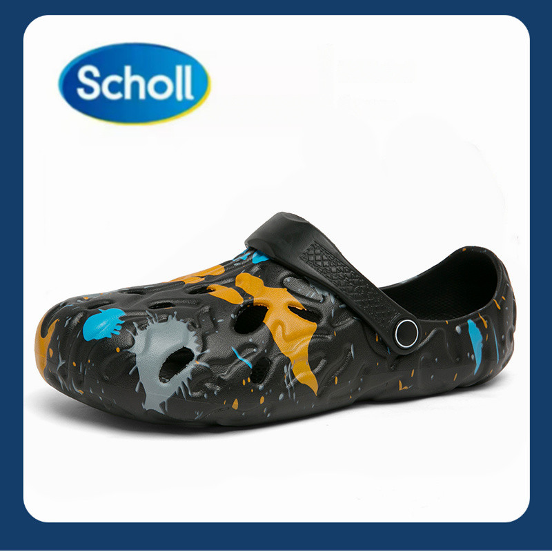 รองเท้าผู้ชาย Scholl รองเท้า Scholl ผู้ชาย Scholl sandal บุรุษสุภาพสตรีรองเท้า รองเท้าส้นแบน รองเท้า