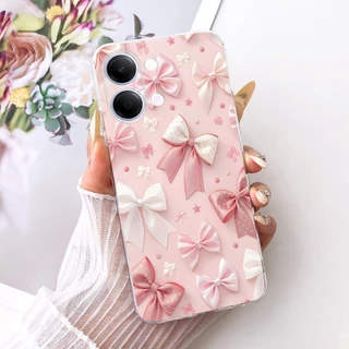 สําหรับ Vivo Y05 Y11d 2026 ใหม่ Elegant ดอกไม้แมวภาพวาดปลอก Vivo Y11D Y05 4G ซิลิโคนนุ่ม TPU เคสโทรศัพท์
