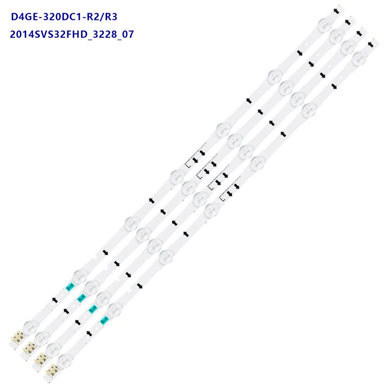 LED Backlight strip สําหรับ Samsung 32 "TV UW32h4000 UE32J5500 UE32J4100 D4GE-320DC1-R2 R1 2014SVS32