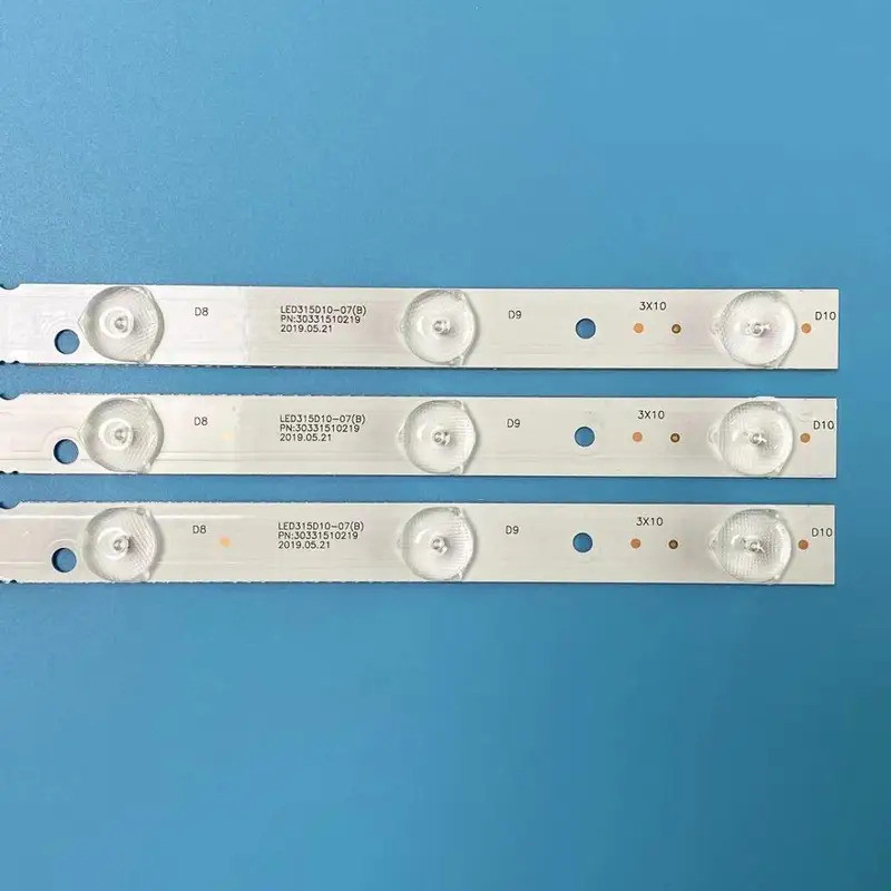 แถบ LED 3 ชิ้นสําหรับ LED315D10-07(B) 30331510219 XPY63508 MSDV3233-U3 LE32B310G LE32B8000T TF-LED32