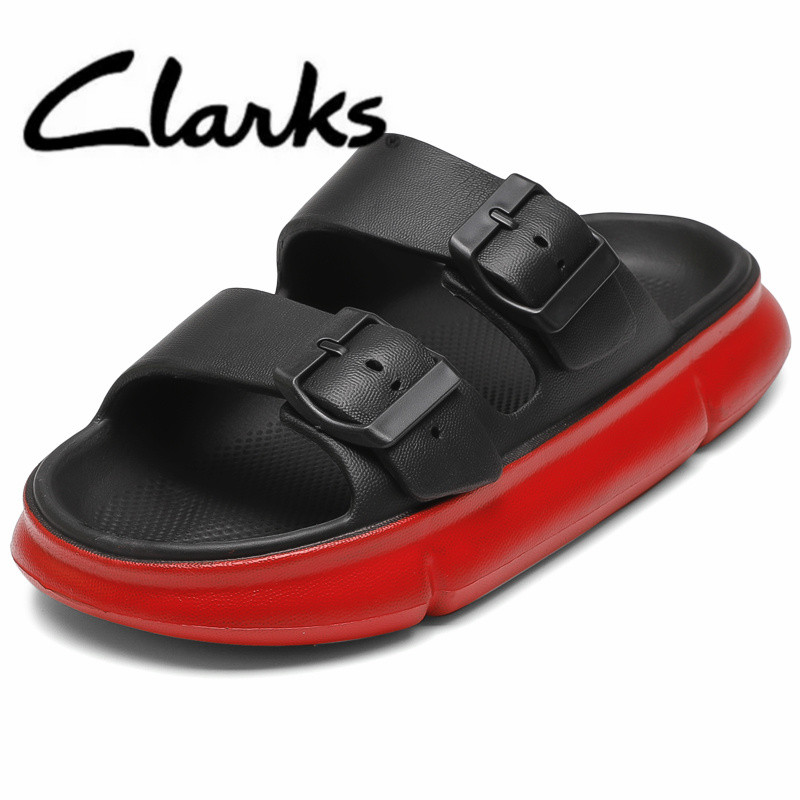 Clarks รองเท้าผู้ชาย Clarks รองเท้าผู้ชาย Clarks รองเท้าแตะบุรุษสุภาพสตรีรองเท้ารองเท้าแบน Clarks รอ