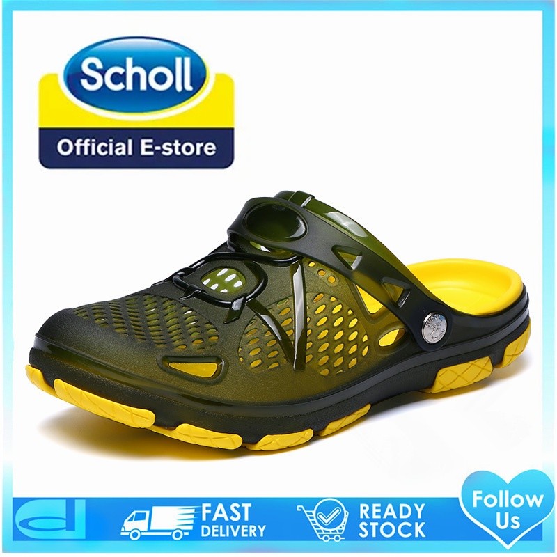 Scholl sandal men Scholl shoes ผู้ชาย Scholl รองเท้าแตะผู้ชาย Scholl shoe Kasut Scholl