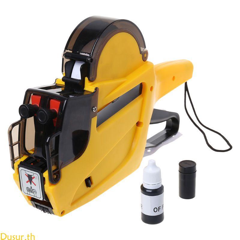 Dusur MX-6602 10 หลัก 2 เส้นราคาแท็ก Marker Pricing ราคา Labeller สําหรับ Superm