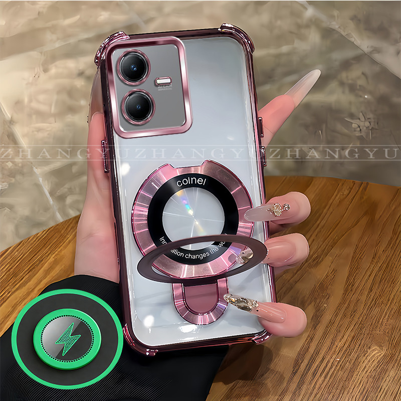 เหมาะสําหรับ Vivo Y22 2022 Y22S y22T เคสโทรศัพท์ใหม่แม่เหล็กยึดกันกระแทกปลอก SJ09