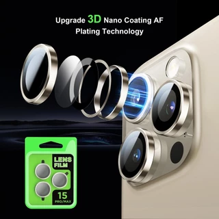 ฟิล์มเลนส์กล้องแบบใหม่ แบบมีบล๊อก ติดง่าย แค่วาง สำหรับ OPPO RENO12 RENO13 RENO14F RENO15PRO A6 A6X A5PRO A5X