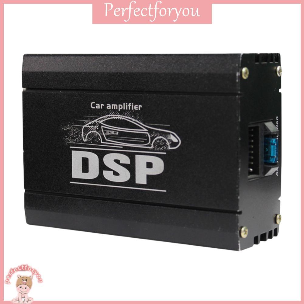 4x50W รถ DSP เครื่องรับสัญญาณเสียงดิจิตอล 4 ช่องเสียงดิจิตอลรถ DSP เครื่องขยายเสียงสําหรับรถยนต์การเ