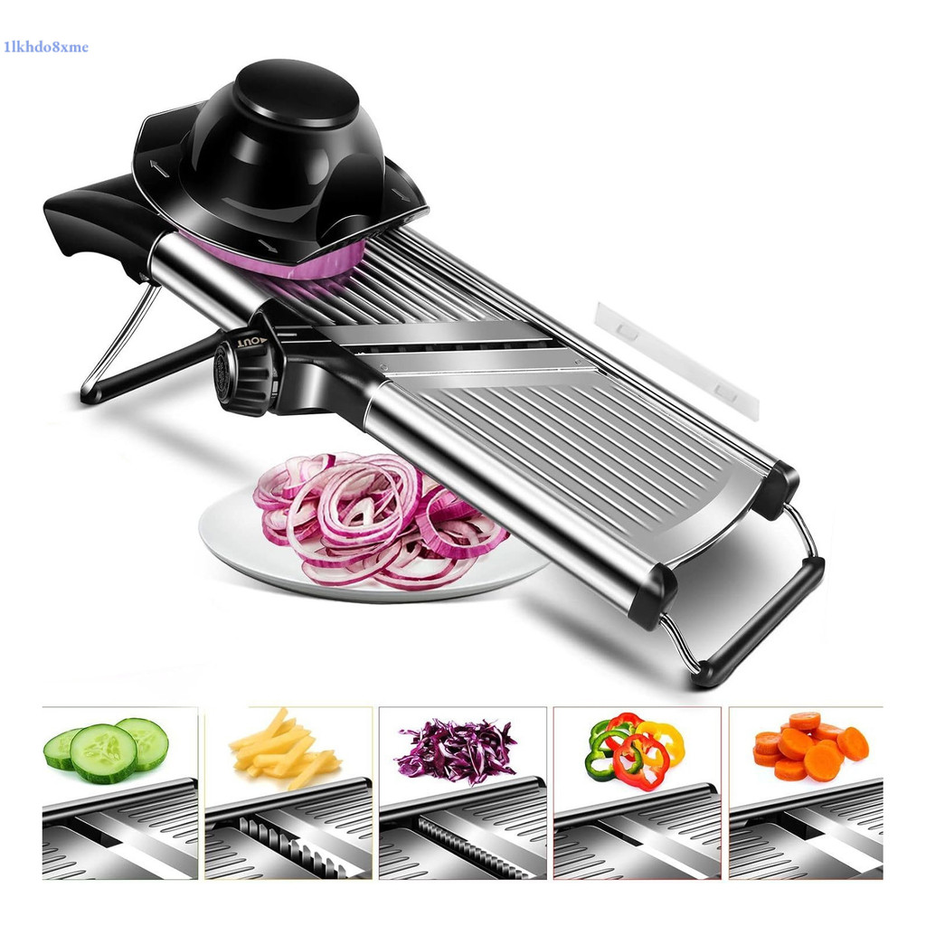 COD Stainless Steel Adjustable Mandoline Vegetable Slicer Professional Cutter Vegetable Grater With Blades