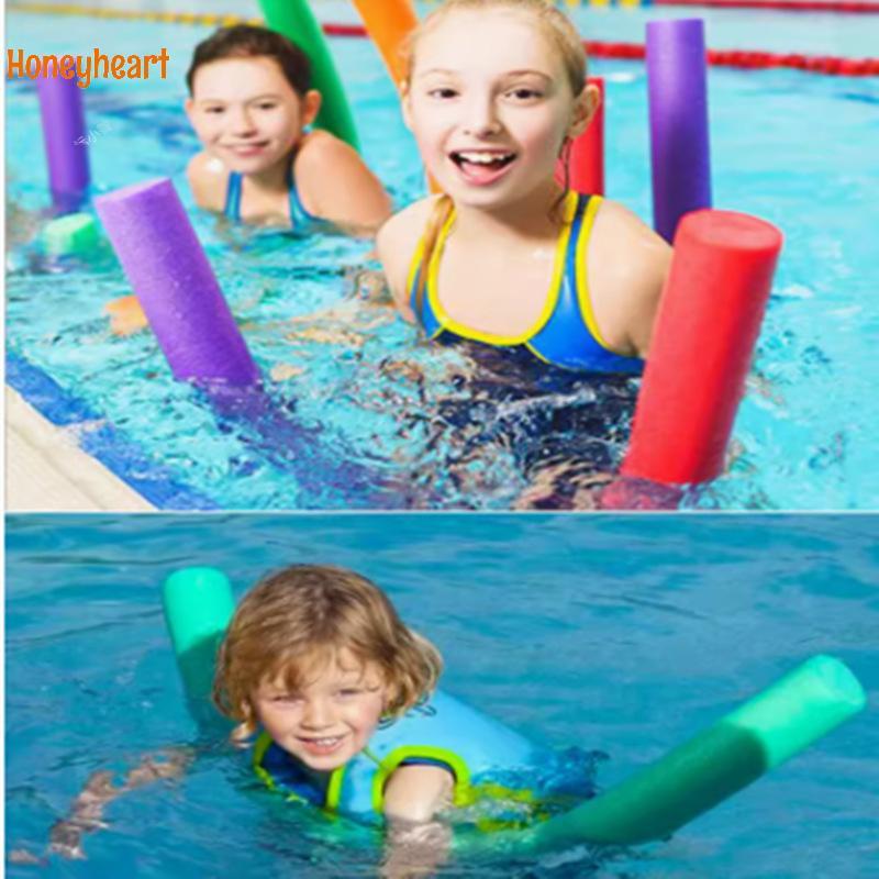 <Honeyheart> 1 ชิ้นฤดูร้อนเกมน้ําว่ายน้ําลอยโฟม Stis ยืดหยุ่นสระว่ายน้ําน้ําลอย Aid wogle ก๋วยเตี๋ยว