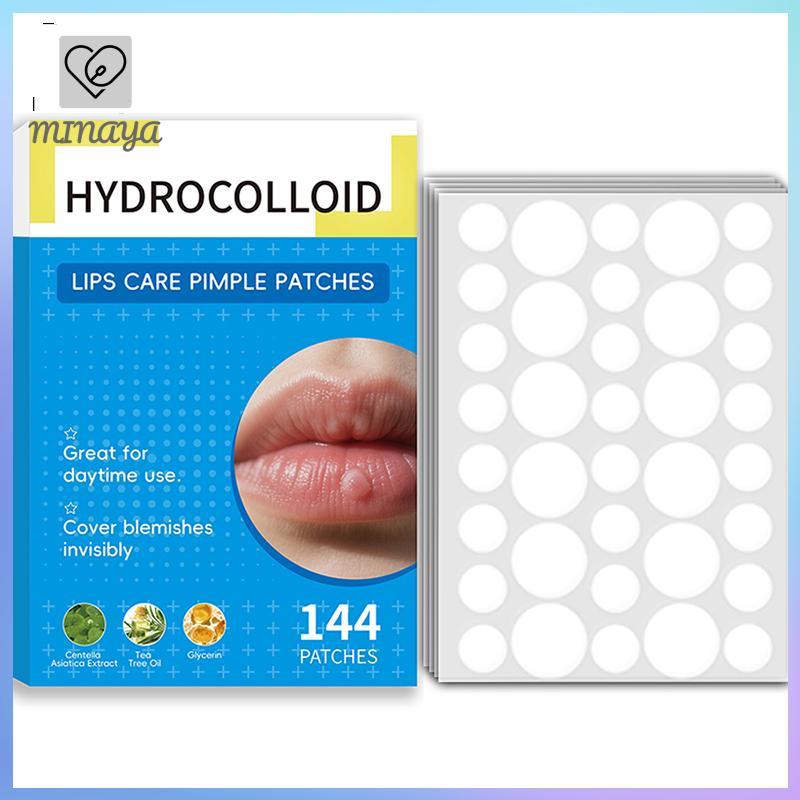 [MINA] 144pcs Mouth Blister Patch Cold Sore Lip Blister Patch Cold Sore Healing Hydrocolloid Lip Care Stiers Mouth Blister Patch TH