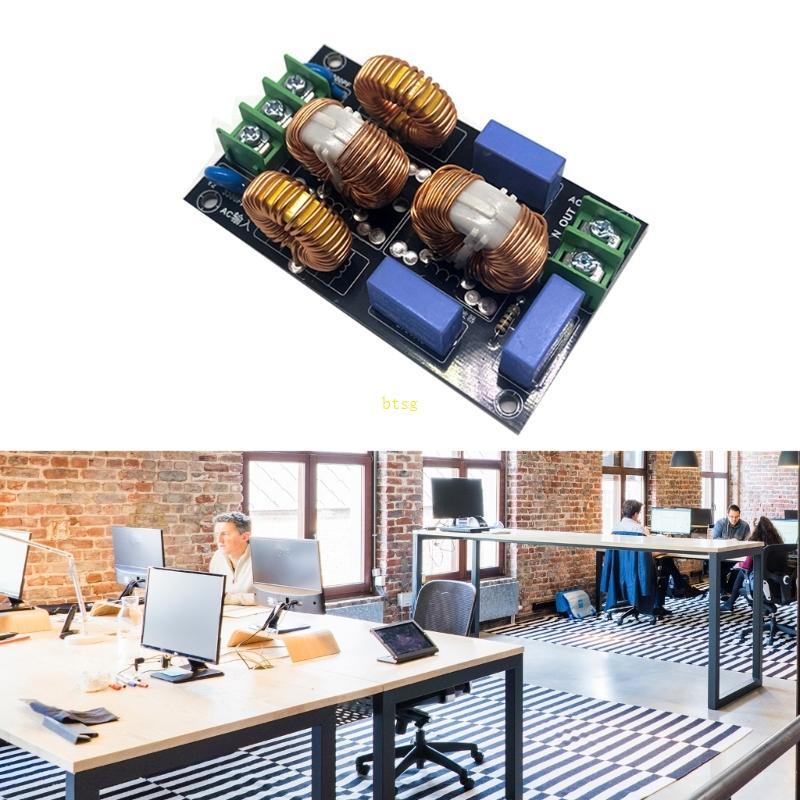 Btsg 4A 10A 20A 3-stage EMI EMC Power Filter Board AC 110V 220V EMI กรอง FCC แม่เหล็กไฟฟ้ารบกวน F Am