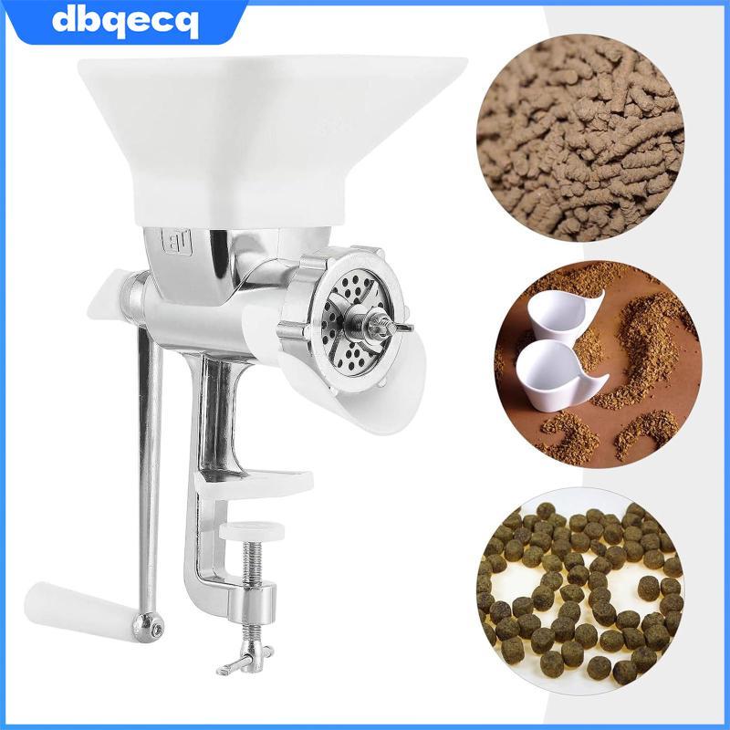 [dbqecq] คู่มือป้อนนก Kibble Machine สแตนเลสแบบพกพา Kibble Mill พร้อม Hopper, อาหารนกเม็ดสําหรับการเ