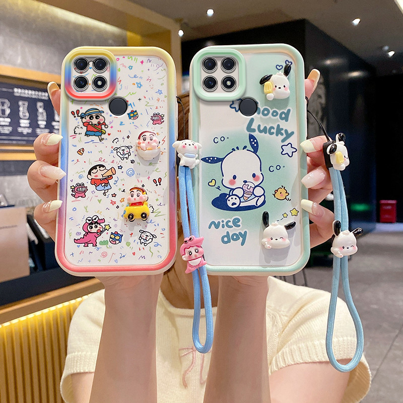 เคส Oppo A15S / A15 / CPH2085 / CPH2179 4G  TPU เคส XX2TYGZ1 ตุ๊กตาสามมิติกรณีโทรศัพท์ที่สวยงาม