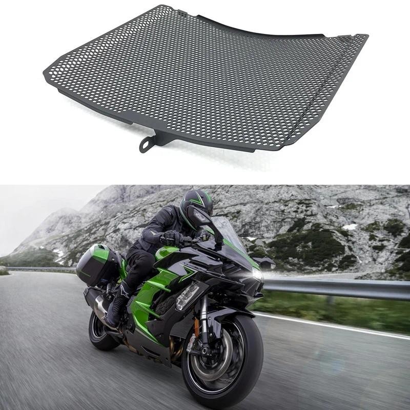 หม้อน้ํารถจักรยานยนต์ Guard เครื่องยนต์ Cooler Grille สําหรับ Kawasaki ZH2 Z H2 H2SX Ninja H2 R H2R 