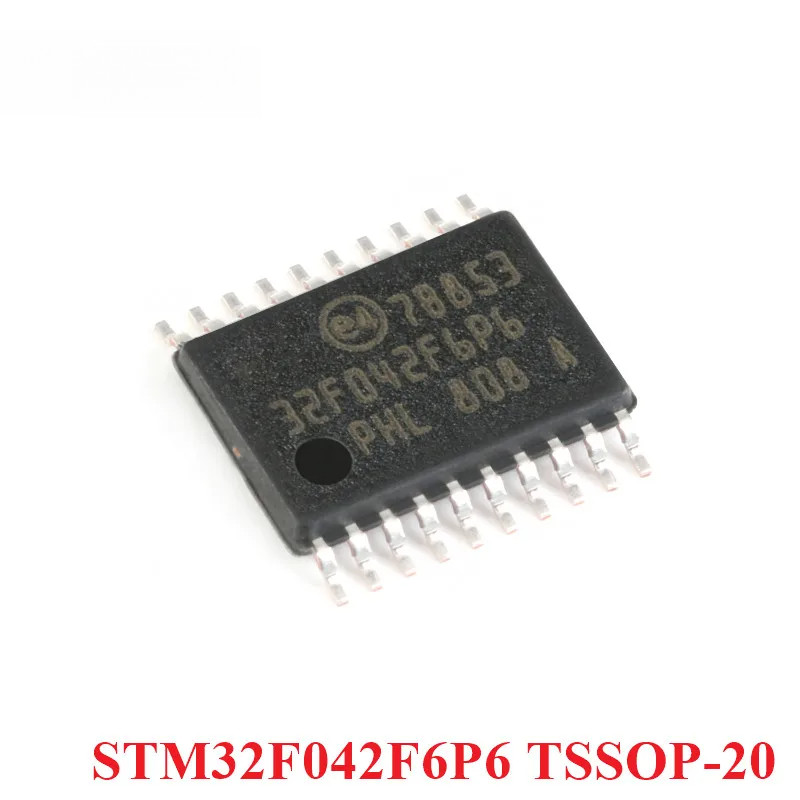 5 ชิ้น/1 ชิ้น STM32F042F6P6 STM32F042 STM32 F042F6P6 F042F6 TSSOP-20 แขน Cortex-M0 32-bit Microler M