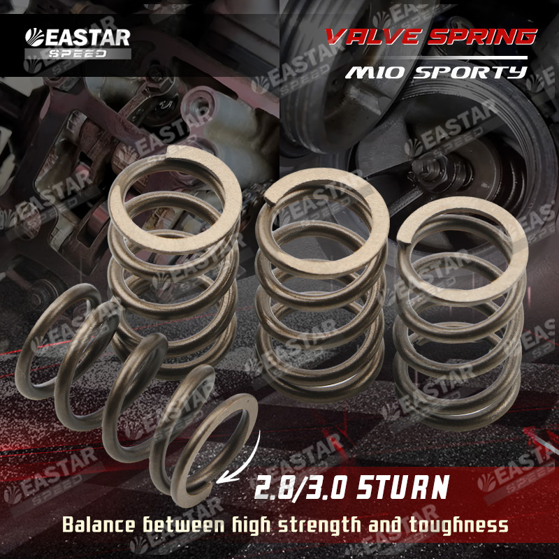 สปริงวาล์วแต่ง 5 เปิด valve spring mio sporty 2.8/3.0 VHV 2pcs Ultra high fatigue strength