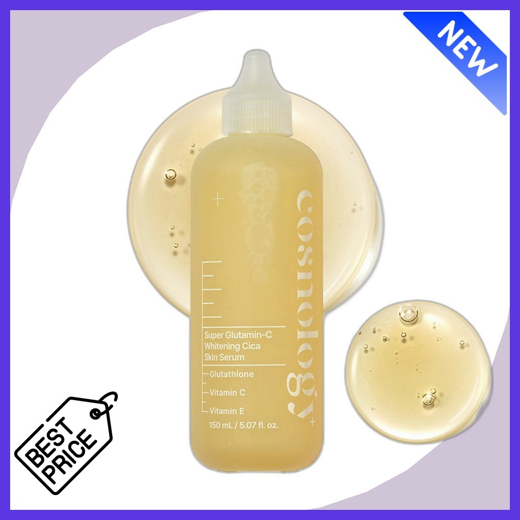 [cosnology] Super Glutamin-C Whitening Cica Skin Serum, 150ml, 1pc / Korean Serum / Whitening Cica b