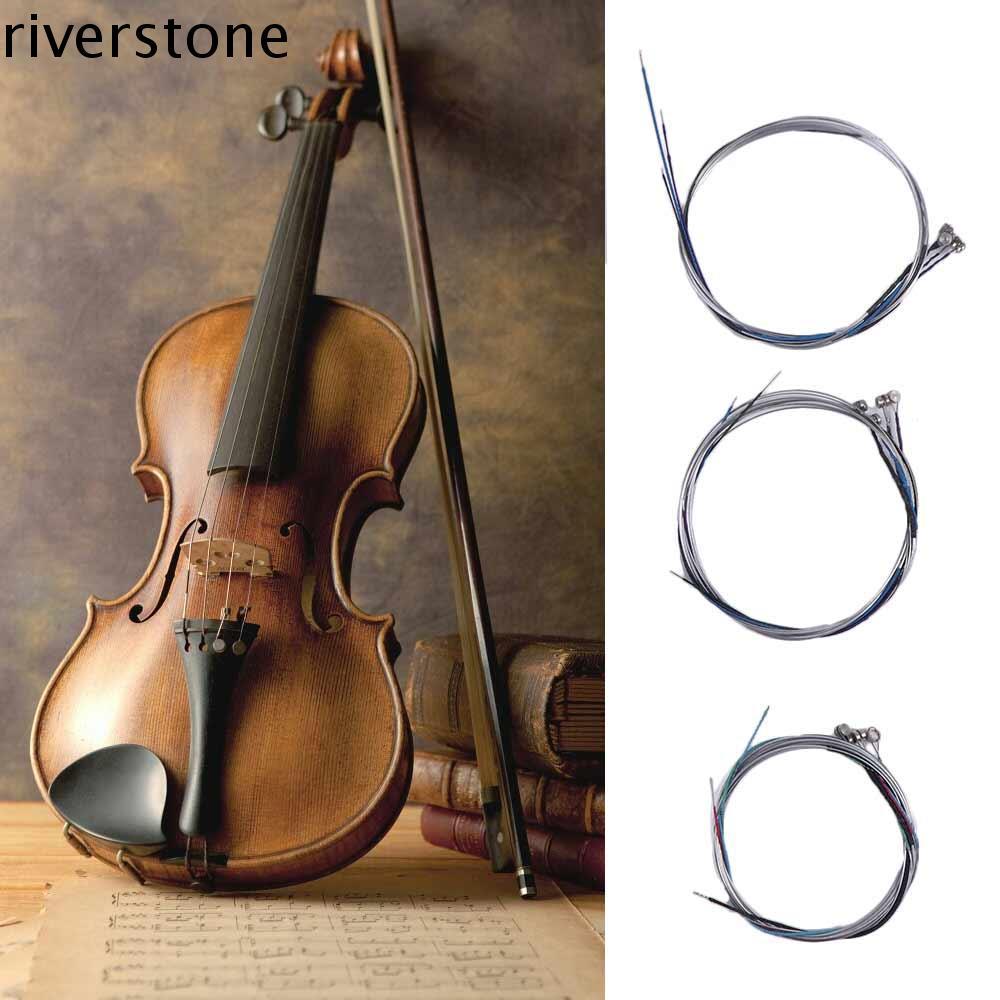 RIVERSTONE 1 ชุด Naomi ไวโอลิน String, GD a & E Strings เปลี่ยน Fiddle String, เครื่องดนตรีนิกเกิล S