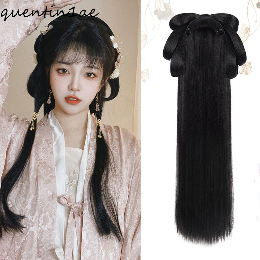 วิกผมHanfu QUENTIN1AE สังเคราะห์ทรงธรรมชาติ สำหรับคอสเพลย์และเสื้อผ้าแบบจีนโบราณ