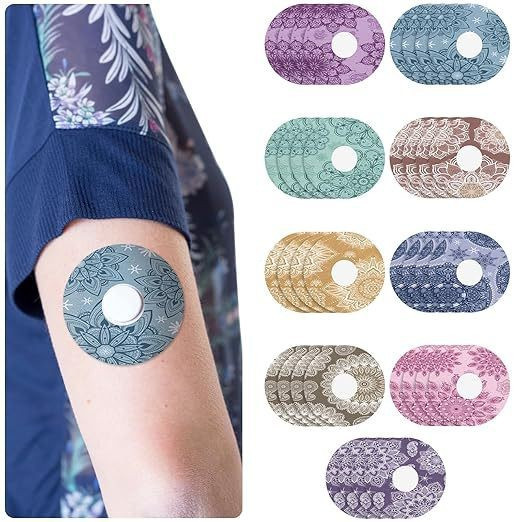 30pcs กาว Patch สําหรับ Libre 2/3, CGM เทปใช้งานร่วมกับ Dexcom G6/G7, Breathable แพทช์ Pre Cut เทปกา