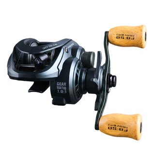 BEARKING RTBLUE FAIRY BIRD Baitcasting Reel Double Spool 7:1 อัตราทดเกียร์แม่เหล็กเบรค 5KG ลากสูงสุดตกปลา Reel