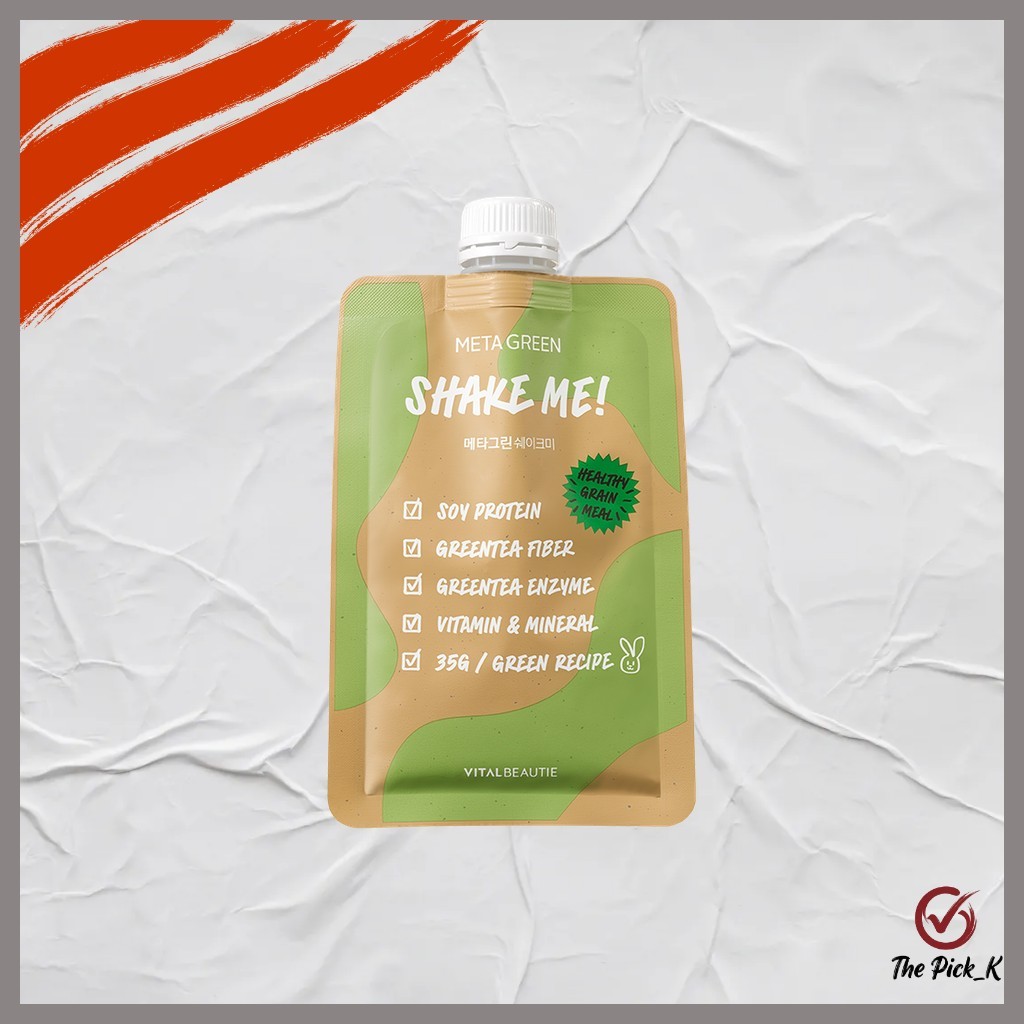 [VitalBeautie] VITAL BEAUTIE Meta Green Shake Me - 35g x 7ea / เครื่องดื่มเพื่อสุขภาพเกาหลี / Nutrie