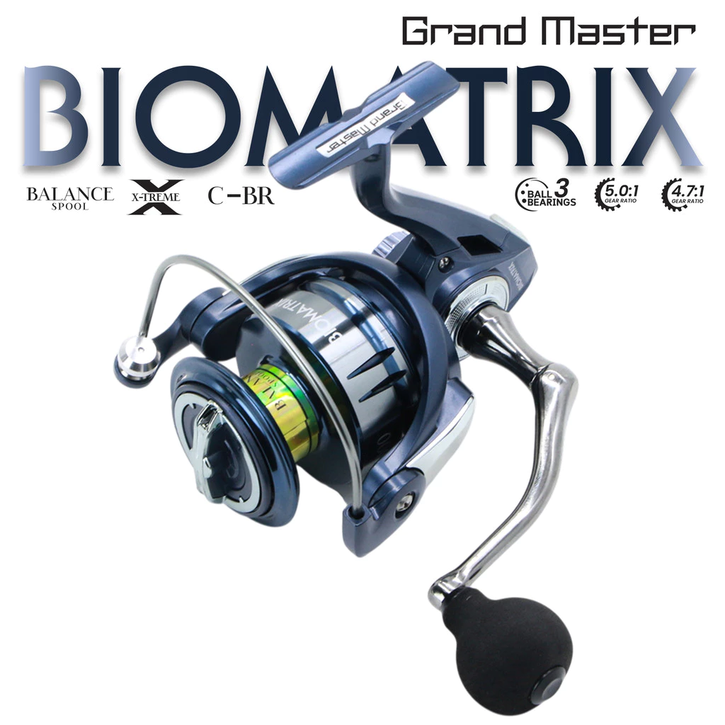 รอกสปินนิ่ง Biomatrix สี Midnight Blue สเปคปีศาจ ปราบน้ำเค็ม สยบน้ำจืด มาเหนือระดับ ปีศาจน้ำลึก