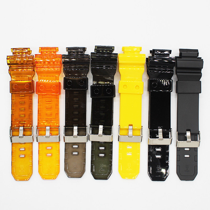 เปลี่ยน GD-X6900 GB-X6900 gbx/gdx6900 สายนาฬิกา 3420/3418 สร้อยข้อมือสีดํา