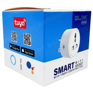[ 1 ชิ้น ] GSH-SS16A (LSP-A6) ปลั๊กไฟ ปลั๊กอัจฉริยะ ควบคุมผ่านแอพ Tuya smartlife Wi-Fi Smart Plug 16A 240V สั่งงานด้ว...