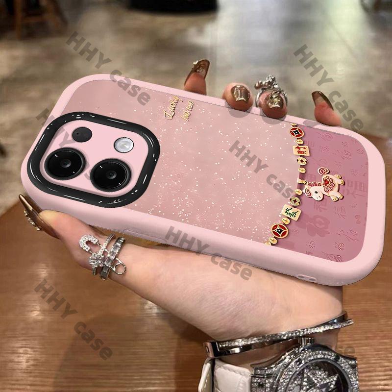 เคส OPPO A6 A5 Pro 5G เคส กรณี Lucky Pony Drop-Proof Full-Coverage ซิลิโคน Micro-Pore ป้องกันแฟชั่นแบรนด์ DROP-Proof เคสโทรศัพท์ HHY กรณี