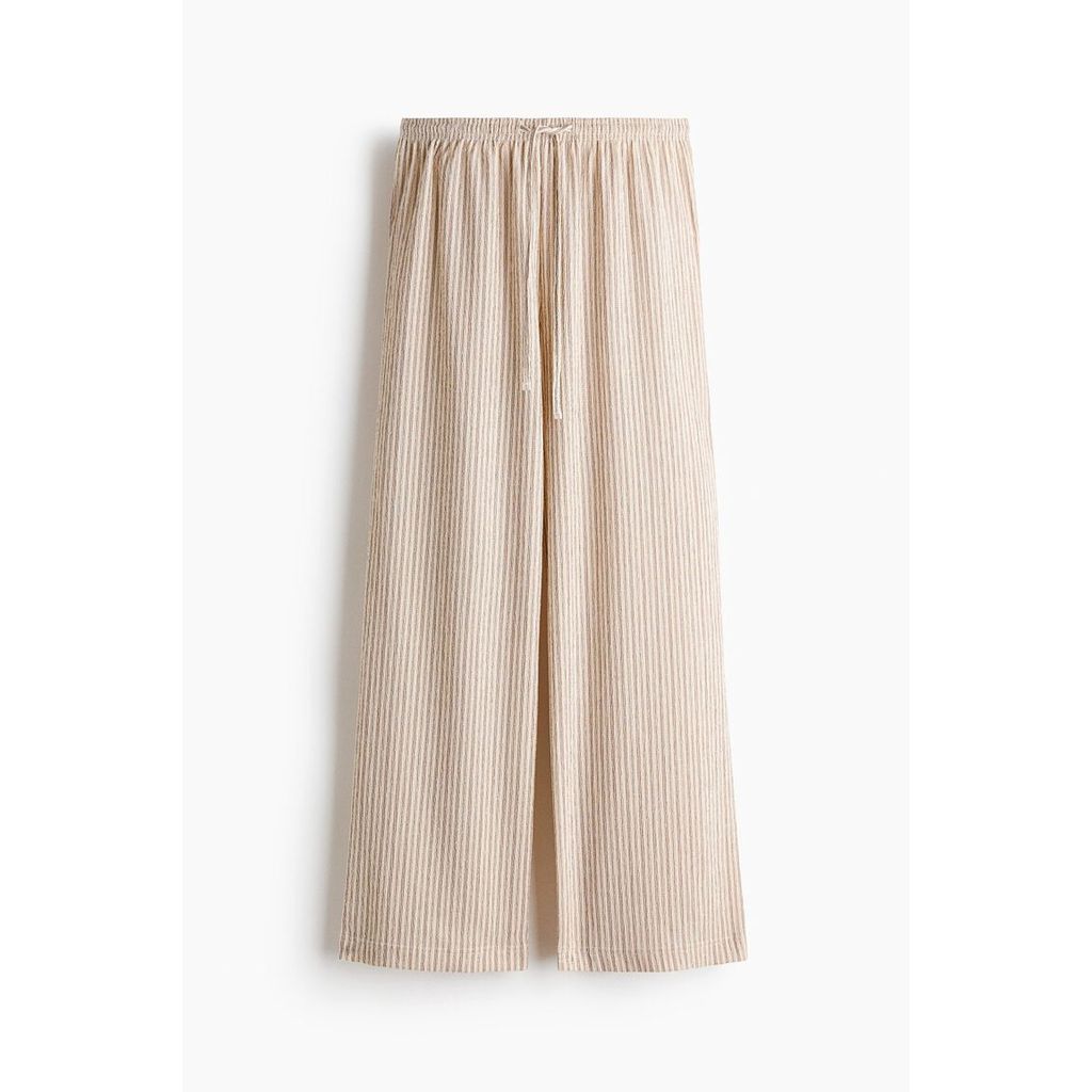 H&M(เอชแอนด์เอ็ม) กางเกงทรงกว้างแบบดึงขึ้น ผู้หญิง 1216645_12 ราคา ถูกที่สุด ดีลบีเคเค แกลเลอรีภาพที่ 9