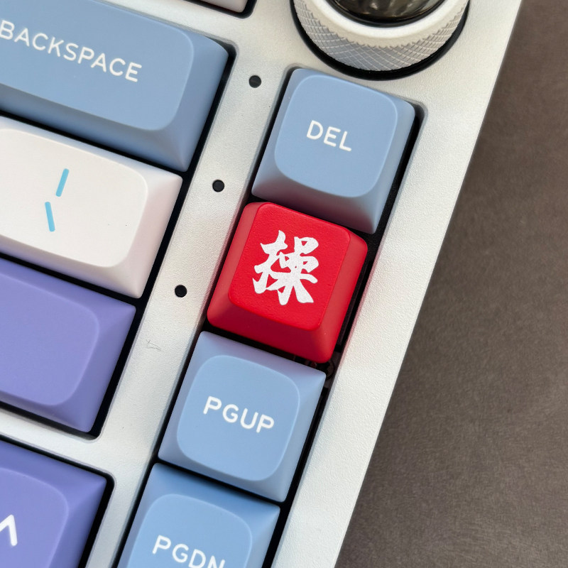 คีย์แคปลาย คีย์แคป "Fuck" Unique Light Translucent esc Keycap f Zone สีแดงสีดํา R4 R3 R2 R1 oem Keyc
