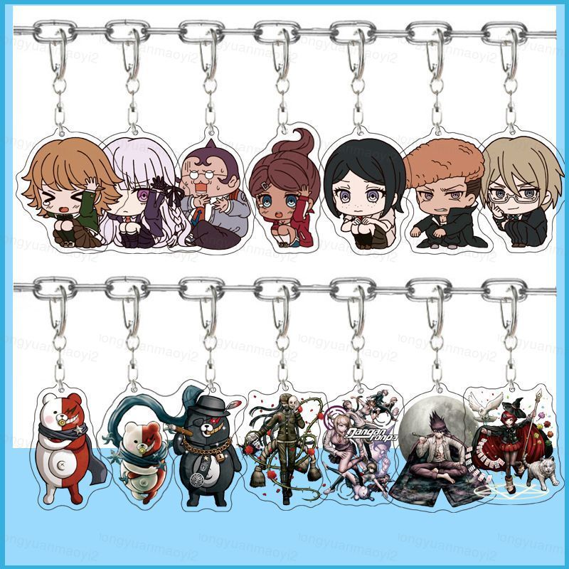 ZY2 Danganronpa Togami Byakuya อะคริลิคพวงกุญแจจี้กระเป๋าเป้สะพายหลังอุปกรณ์เสริมอะนิเมะ Periphery Y