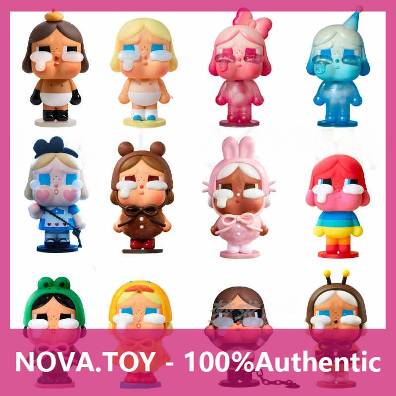 P POPMART POPMART CRYBABY Tears Factory Series รูปกล่องลึกลับตกแต่ง