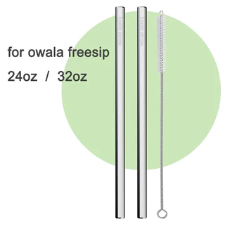 เปลี่ยนหลอดโลหะโคอาล่าสําหรับ Owala FreeSip 24oz 32oz – หลอดสแตนเลสแบบใช้ซ้ําได้และทนทาน